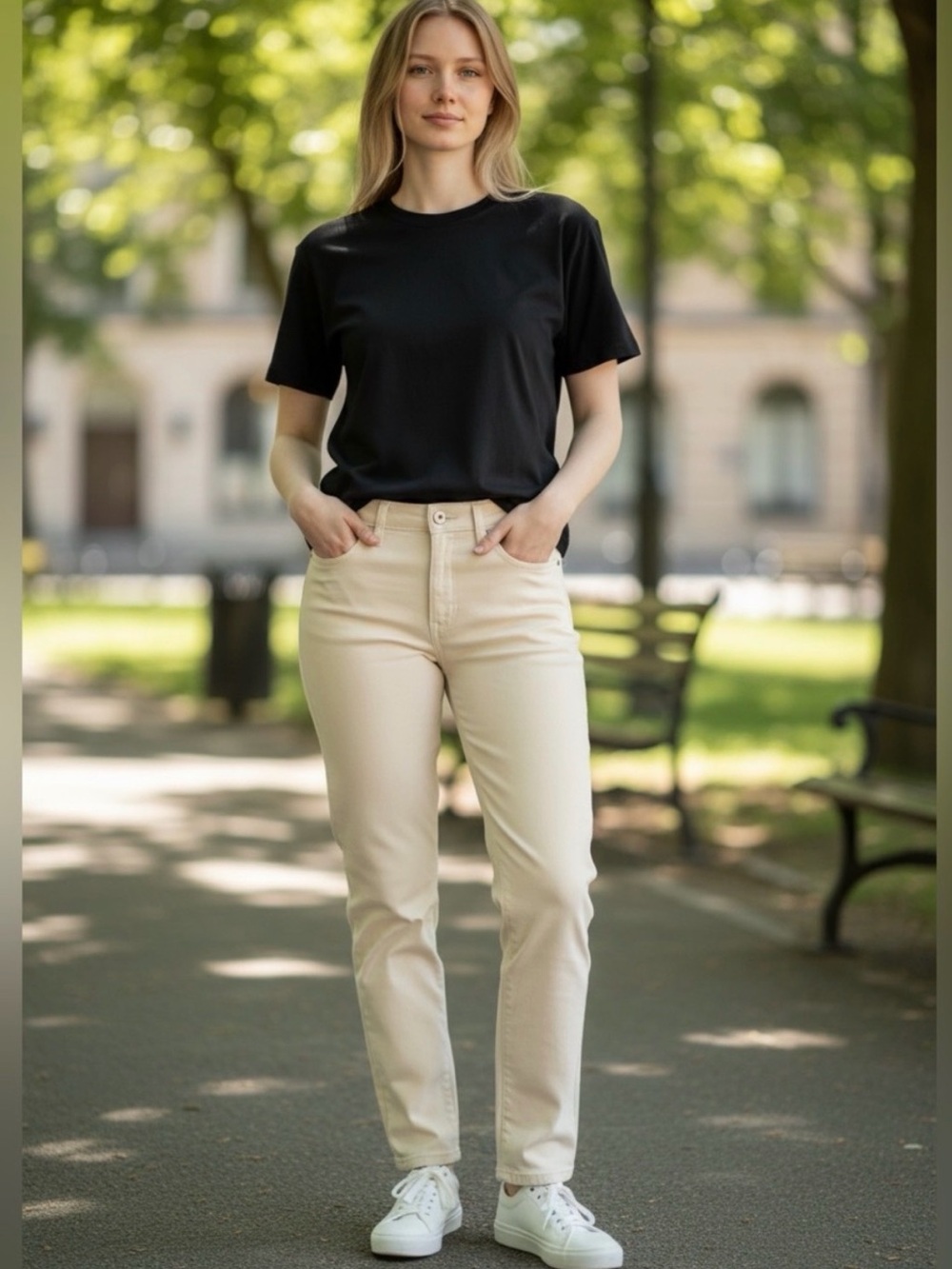 Saintart Kiana Denim Pant Natural Size 25